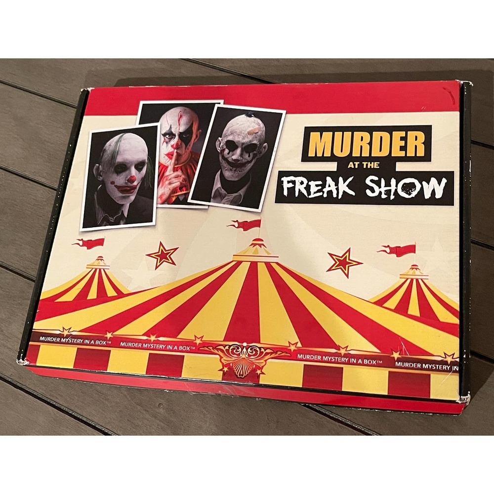 MURDER AT THE FREAK SHOW - Murder Mystery in a Box Game